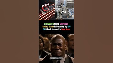 GTX 1080 Ti Destroyed by Factory Screw!? 😱