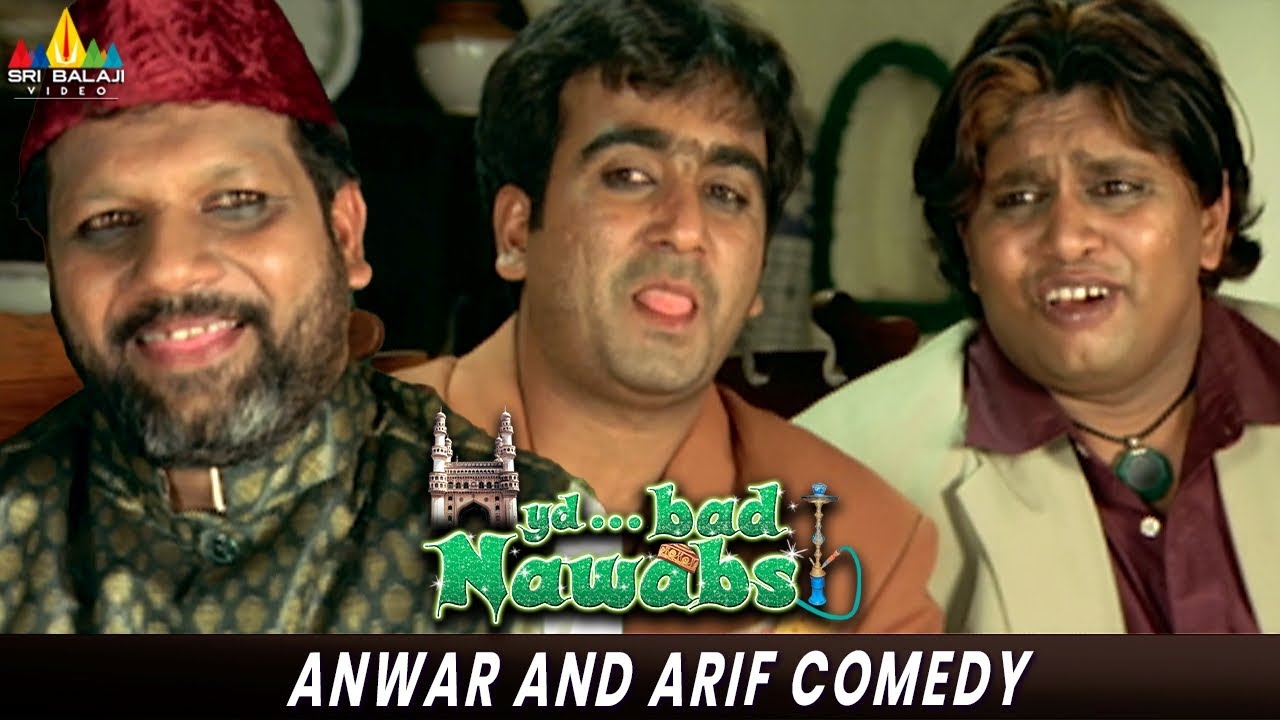 Anwar & Arif Comedy with Ismail Bhai | Hyderabad Nawabs | Nazma, Reshma | Hindi Movie Scene