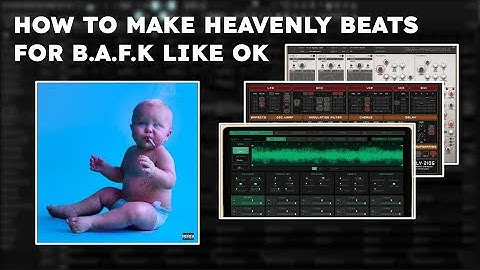 how wegonebeok makes heavenly beats for nettspends album bafk (silent cookup/tutorial)