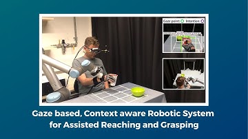 Gaze based, Context aware Robotic System for Assisted Reaching and Grasping