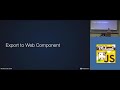 Reduce, Reuse, Recycle Your Framework Code into Web Components talk, by David Stanich