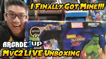 Is MvC2 Different than Pre-Production Model? | Arcade1Up Marvel vs Capcom 2 LIVE Unboxing