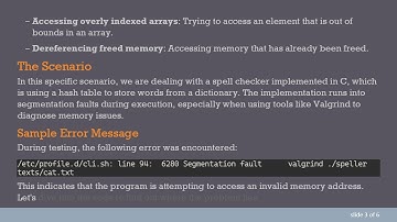 Resolving Segmentation Fault Issues in C: A Case Study with a Spell Checker