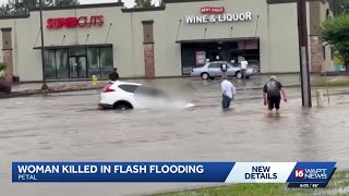 Name released of woman killed in Mississippi flash flooding