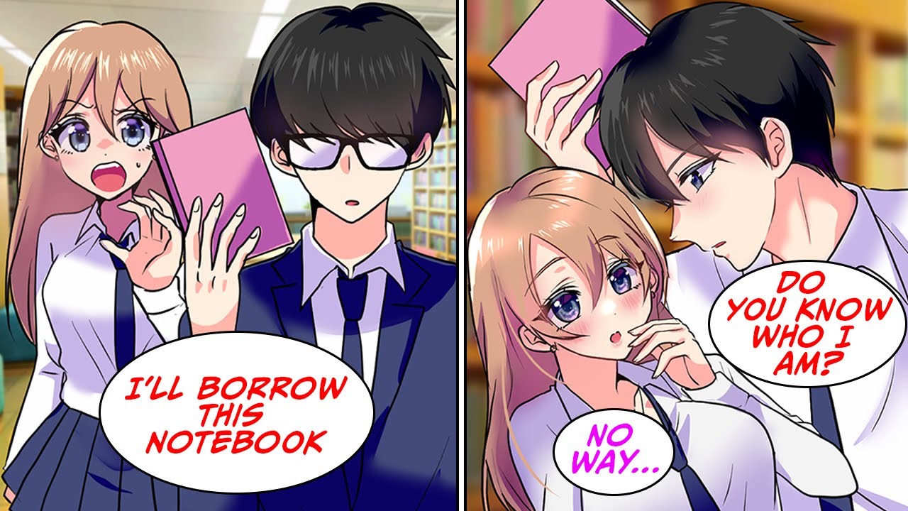 【RomCom】For some reason, a gloomy guy took my notebook and then... 【Manga Dub】