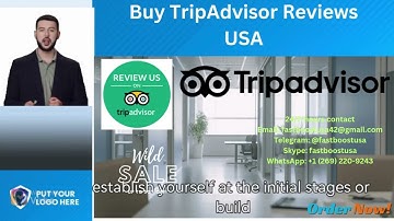 Attract More Customers with High Ratings Buy TripAdvisor Reviews USA  #TripAdvisorUSA #BoostBusiness