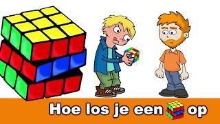 Dwars zitten profiel oppervlakte Hoe los je een Rubik's Kubus op - YouTube