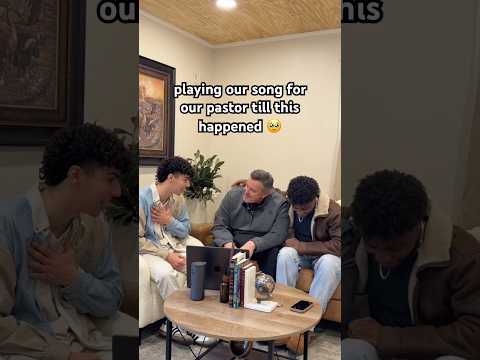 priceless reaction 🥹 #newmusic #churchworship #christianmusic