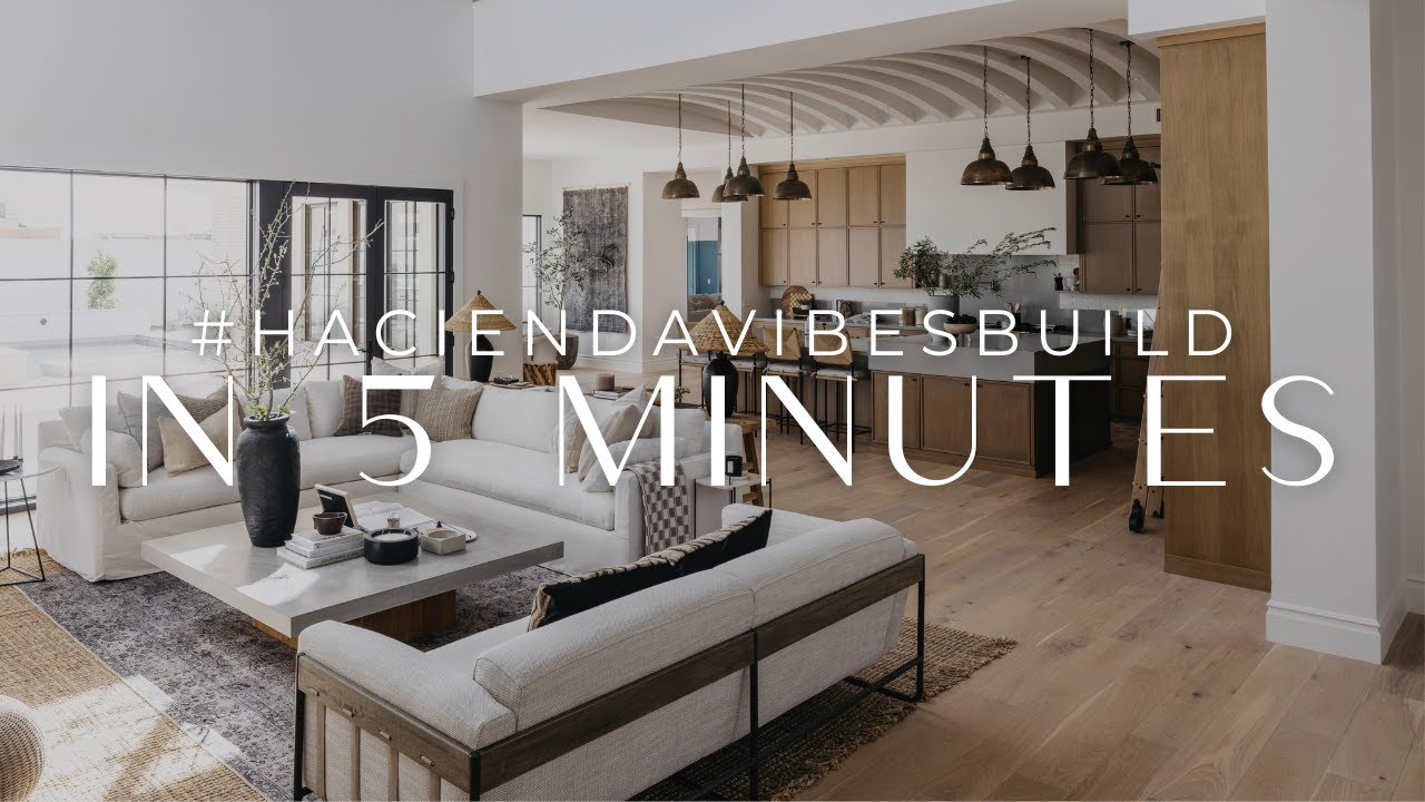 Hacienda Inspired New Build in 5 Minutes | THELIFESTYLEDCO # ...