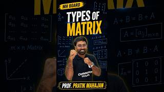 Types of Matrix Explained 🔥 | Class 12 Maths MH Board