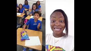 Kids get caught eating Takis in class and teacher throws them away #shorts #funny