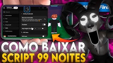 🔦🦌Como BAIXAR e USAR Script 99 Noites Na Floresta (PEGA TUDO) SEM KEY MOBILE PC LINK DIRETO