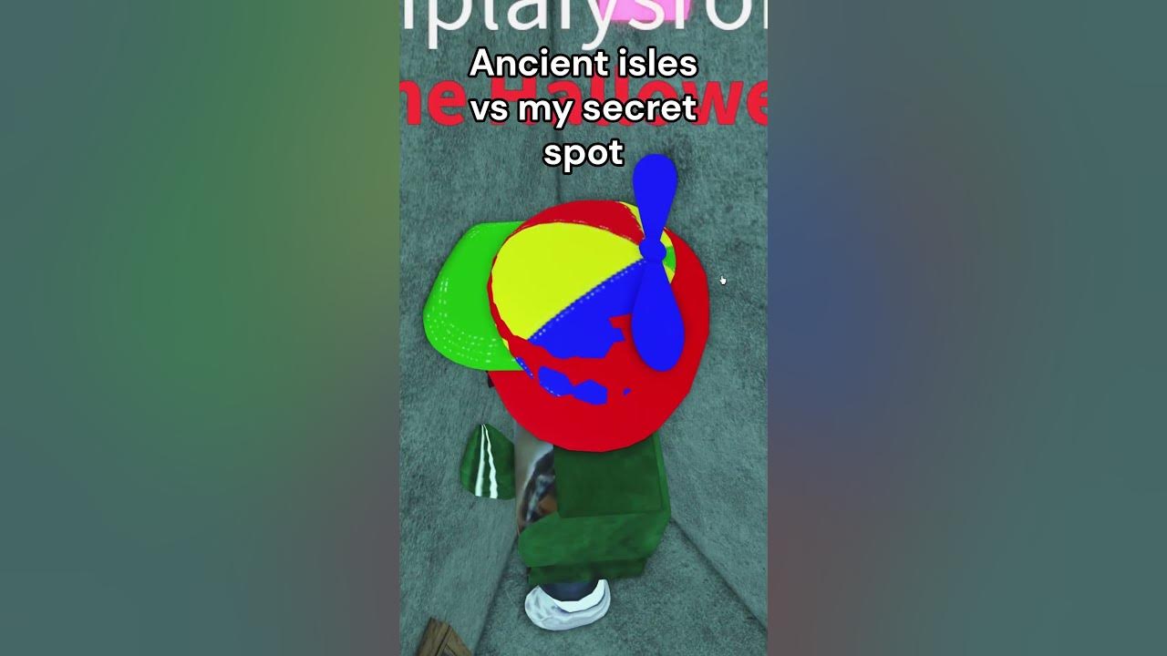 Ancient Isles vs Secret Fishing Spot 💀 #fisch #roblox #robloxfisch