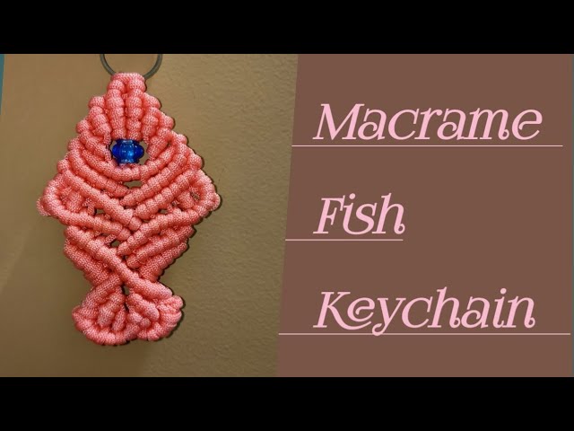 A DIY Macrame Keychain Tutorial: Easy and Beginner-friendly - Fish & Bull