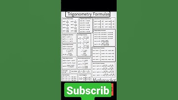 #shorts | Trigonometric All Formula | #ytshorts #shortsfeed #trigonometry #viralshorts #trending