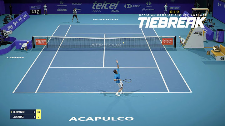 TIEBREAK - Novak Djokovic Vs Carlos Alcaraz I Acapulco Arena I Legendary AI (PS5)