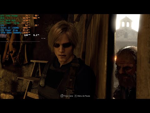 Resident Evil 4 Remake - Intel i5 13600k and RTX 3070 8GB - 2023