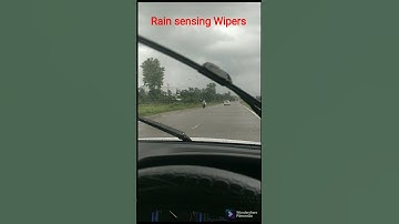 Rain sensing wipers Live demonstration