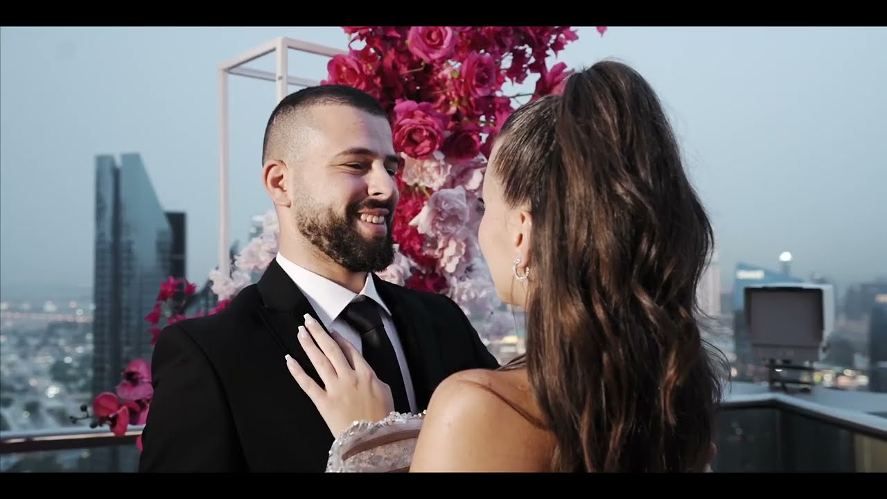 Luxury Engagement Dinner for 6 at a Private Rooftop 🥂 Burj Khalifa View & Gourmet Dining ✨