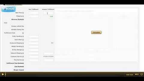 How to use the Amazon FBA Revenue Calculator