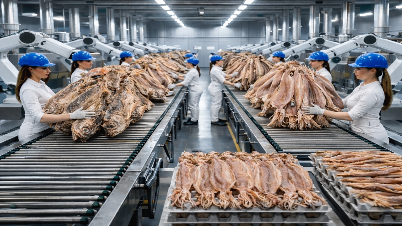 🐟 干物が店頭に並ぶまで｜日本の乾燥加工ライン