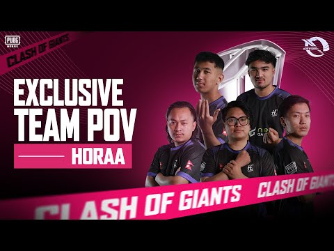 PUBG MOBILE CLASH OF GIANTS S4- TEAM EXCLUSIVE POV- HORAA ESPORTS #HORAA