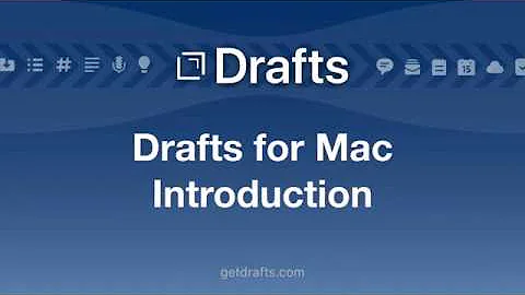 Drafts for Mac - Overview