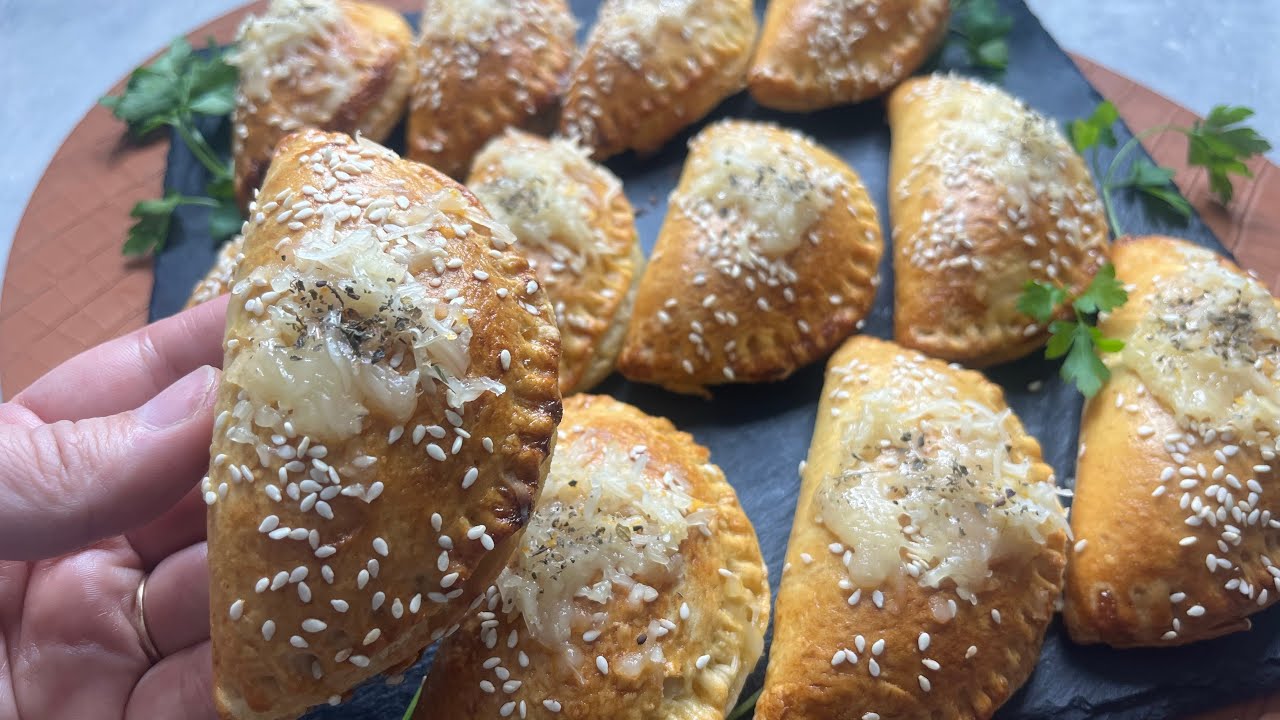 اسهل و اسرع عجينة شوصون مع حشوة ياسلام ( recette de chaussons / soufflés salés )💯🔔👍🏽