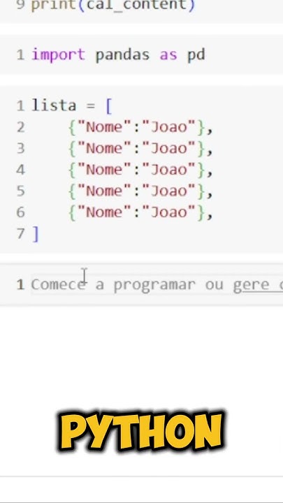 Como criar uma tabela no Python #programação - YouTube