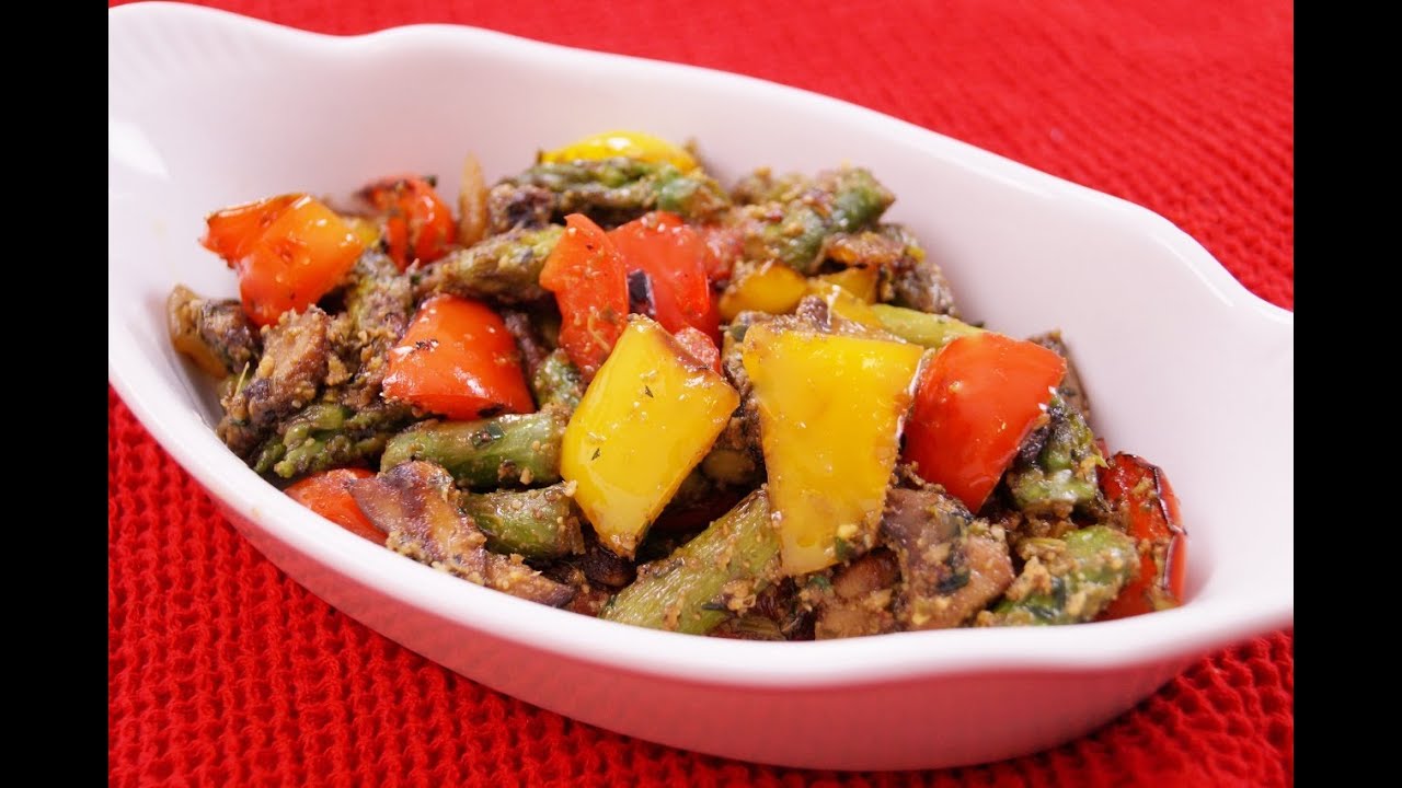 Vegetables With Basil Pesto Sauce Recipe: Easy Side Dish! Diane Kometa-Dishin' With Di Recipe