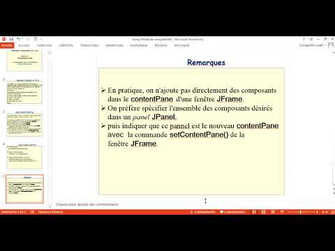 1/3 GUI in JAVA: Swing Library: a JFrame window and a JPanel