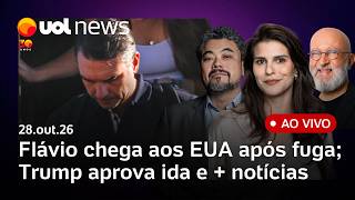 Flávio foge para os EUA pela Argentina; Trump diz que aprova ida; governo Lula teme novas sanções e+