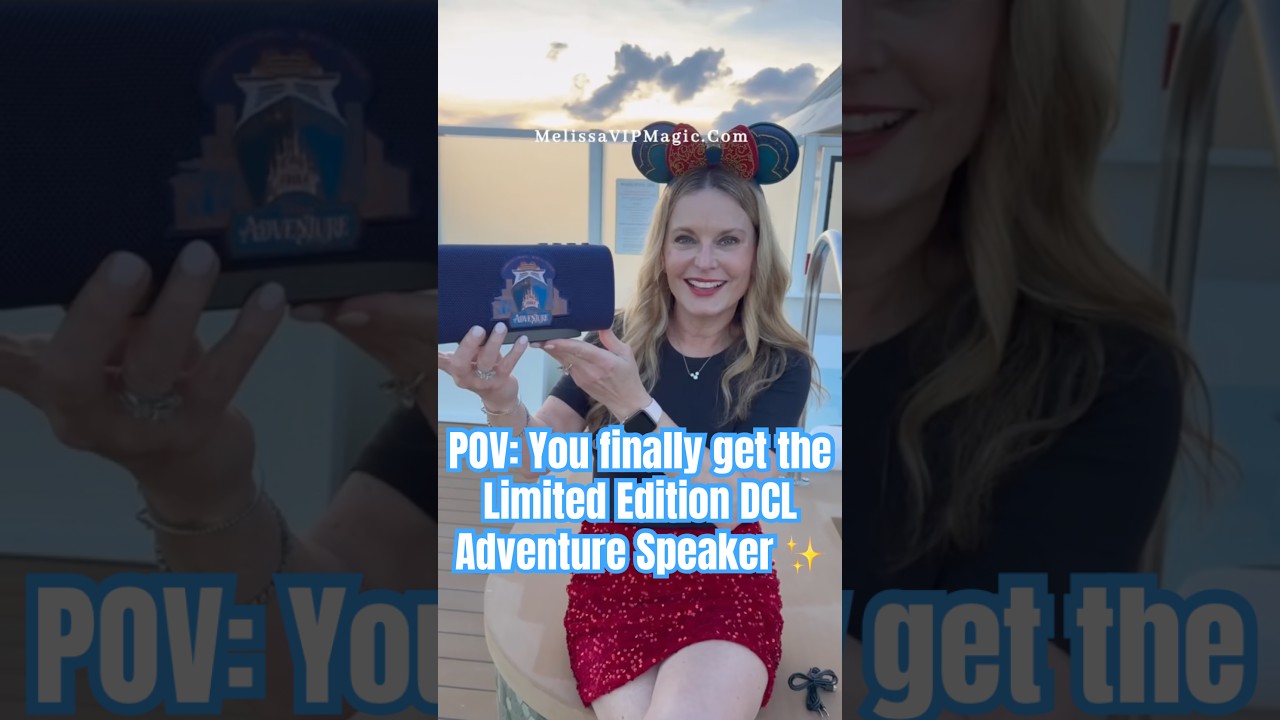 The CUTEST Limited Edition Disney Cruise Speaker! 🎶 #disney
