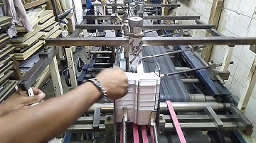 Gluing carton pasting machine
