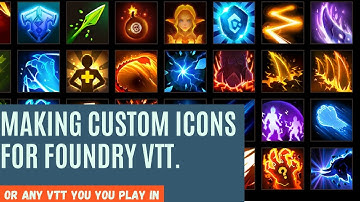 Making Custom Icons For Foundry VTT or Any Virtual Tabletop.