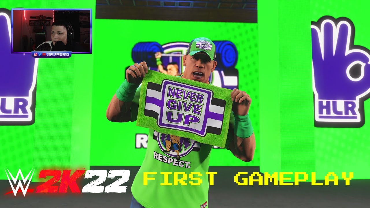 WWE 2K22 My First Ever Gameplay - WWE 2K22 Gameplay 