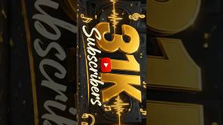 THANK YOU ALL FOR REACHING 31K SUBSCRIBERS #subscribe #shorts #like