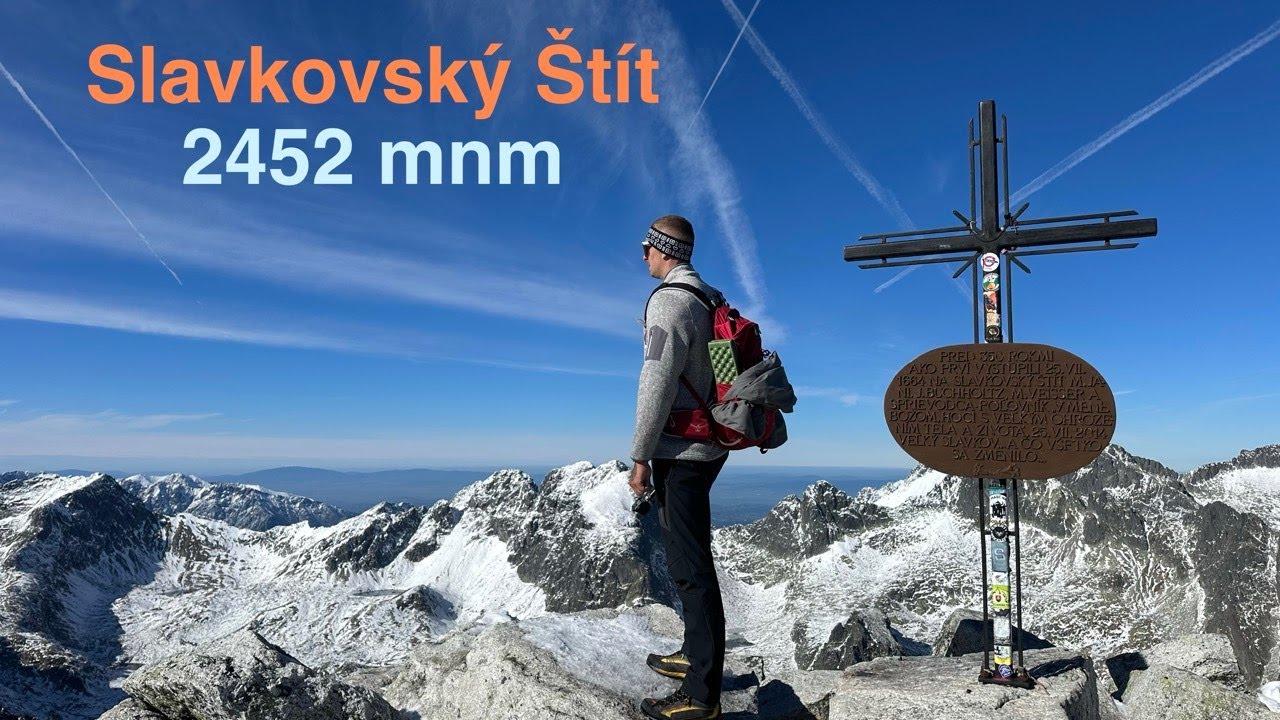 Vysoké Tatry - Slavkovský Štít 2452 mnm (už nikdy viac❌)