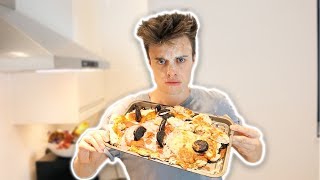 CHOCOLATE NUTELLA PIZZA! | Cooking With Joe