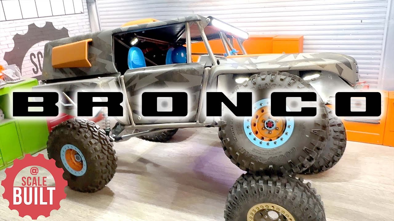 Scale Built RC 3D Printed / Caged RC Ford Bronco CUSTOM BUILD YouTube
