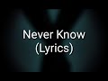 BAD OMENS - Never Know (Lyrics)