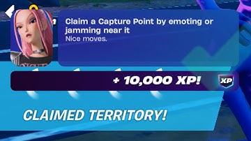 Claim a Capture Point by emoting or jamming near it in Demon Rush