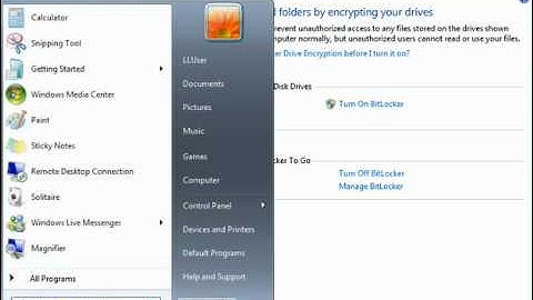 Using Windows 7 BitLocker to Go
