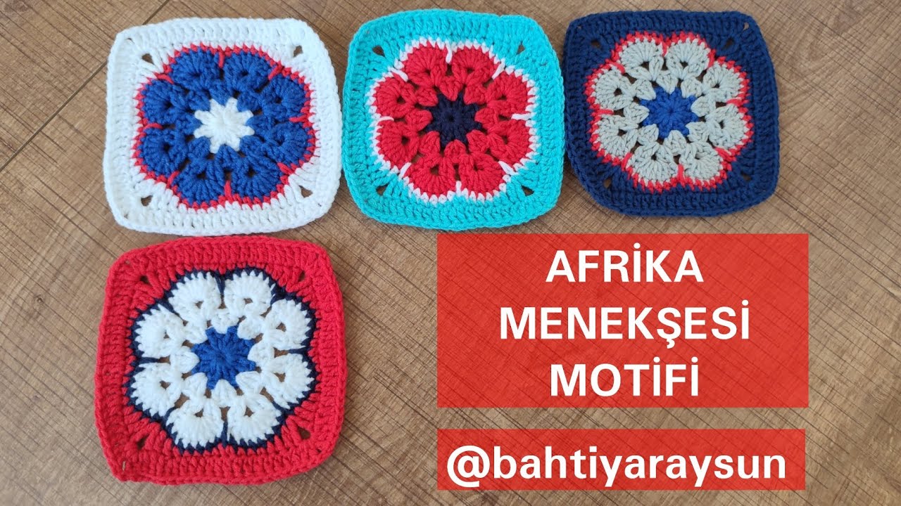 AFRİKA MENEKŞESİ MOTİFİ YAPIMI