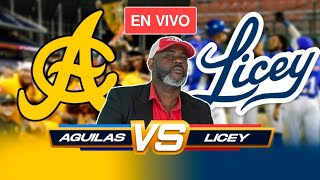 AGUILAS vs LICEY / ROUND ROBIN / ESTADIO QUISQUEYA / 21 DE DIC 2022 EN VIVO / EN PELOTA CON EL ROBLE