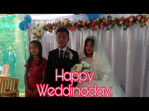 Wedding Silnang S Sangma and Ainilla D Marak.