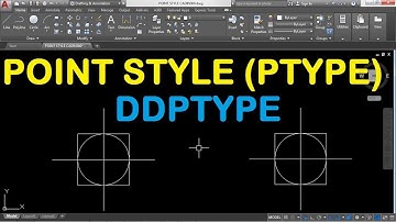 Lesson 17  Point Command in AutoCAD 2018 in Urdu - PType, PDMode, PDSize
