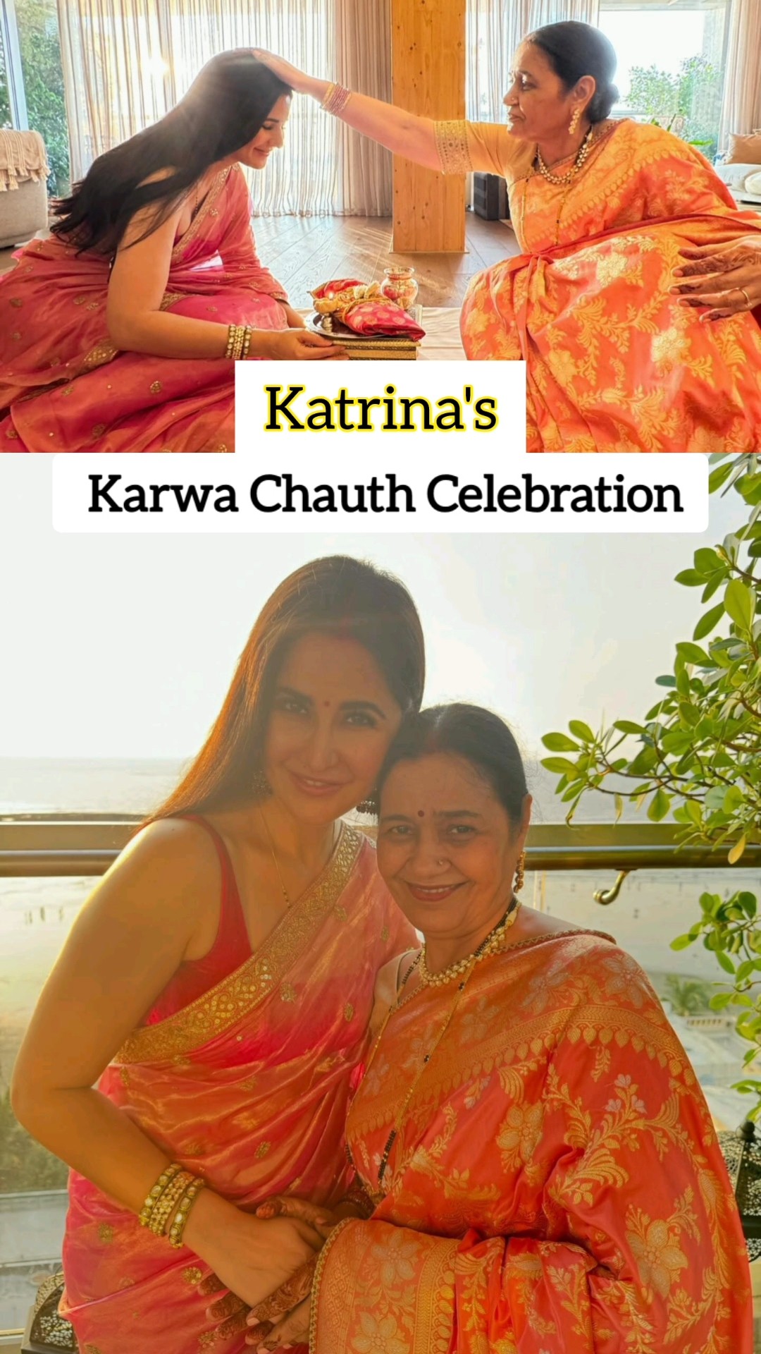 Katrina Kaif l Karwa Chauth Celebration l Bollywood l Bollywood Couple l Vicky Kaushal