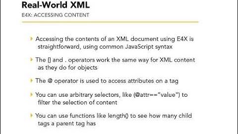 3 9 Understanding the ECMAScript standard E4X