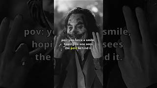 you force a smile, hoping no one sees the pain behind it 🥀 #sadvibes #depression
